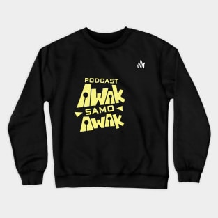 podcast awak samo awak gold Crewneck Sweatshirt